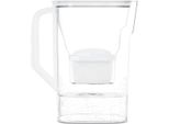 Filtro Acqua Wessper D3 Slim Future Flow Da 2,7 Litri Con Filtro Aquamax, Bianco