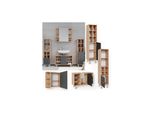Vicco BadmöBel Set 4Tlg Fynn Spiegelschrank Waschbeckenunterschrank Hochschrank