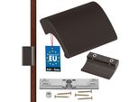 Kotarbau Maniglia Per Porta Da Balcone Maniglia Per Porta Da Balcone Alluminio Marrone Maniglia Per Porta Da Balcone Maniglia Per Porta Fumatori Sicura Look Per Porta Chiudi Maniglia Maniglia Universale A Tirare
