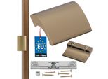 Kotarbau Maniglia Per Porta Da Balcone Maniglia Per Porta Da Balcone Alluminio Oro Maniglia Per Porta Da Balcone Maniglia Per Porta Fumatori Sicura Look Per Porta Chiudi Maniglia Maniglia Universale A Tirare