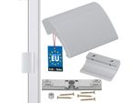 Kotarbau Maniglia Per Porta Da Balcone Maniglia Per Porta Da Balcone Alluminio Argento Maniglia Per Porta Da Balcone Maniglia Per Porta Fumatori Sicura Look Per Porta Chiudi Maniglia Maniglia Universale A Tirare