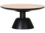 Couchtisch Gutmann Factory, Beige (Natur, Schwarz, Natur), B:76Cm H:37Cm T:76Cm, Tische, Couchtisch