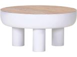 Couchtisch Gutmann Factory, Beige (Natur, Weiß, Natur), B:70Cm H:35Cm T:70Cm, Tische, Couchtisch