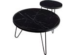 Couchtisch Gutmann Factory, Schwarz (Schwarz, Schwarz), B:70Cm H:40Cm T:70Cm, Tische, Couchtisch