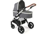 Kombi-Kinderwagen CHIC4BABY Torre, Melange Grau, Baby, grau (melange grau), Polyester, Aluminium, Kinderwagen, ; Kinderwagen