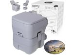 Camry CR1035 Wc Chimico Portatile Per Adulti 20L Camper, Campeggio, Caravan Wc Grigio