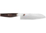 Miyabi Coltello Da Cuoco Santoku, Acciaio, 180 Mm, Argento / Marrone, 34074-181-0 Miyabi 6000 Mct Santoku: "Tre Virtù"", Da Affilare"