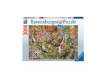 Ravensburger, Puzzle Premium Con 3000 Pezzi Softclick "Giardino Dei Segni Solari"", Colorato"