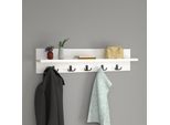 Appendiabiti Da Parete Hammarö Con 10 Ganci Per Cappotti Bianco Appendiabiti Da Sala Con Ripiano Appendiabiti Porta Giacche Ripiano Per Cappelli