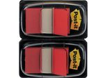 Indice A Pennarello Adesivo Post-It, 25,4 X 43,2 Mm, Rosso, Confezione Risparmio