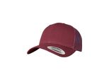 Flexfit 6606 | Cappello / Berretto / Cappello Trucker Retro - Colore: Maroon - Taglia: Unica