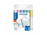 Pilot 4161S6P Pennarello Creativo Pintor Pastel - M, 6 Pezzi Assortiti