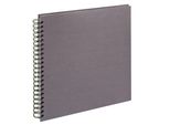 Walther Album A Spirale Antracite 30X30 Cm 50 Pagine Bianche