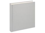 Walther Jumbo Photo Album Panno 30X30 Cm Grigio 100 Pagine Bianche