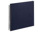 Walther Album A Spirale Blu Scuro 30X30 Cm 50 Pagine Bianche