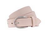 Vanzetti Pelle Cintura Classics 30Mm Cambered Leather Belt W95 Pale Rose Rosa