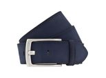Vanzetti Pelle Cintura 40Mm Leather Belt W105 Navy Blu