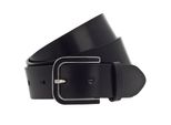 Vanzetti Pelle Cintura 35Mm Leather Belt W90 Black Nero
