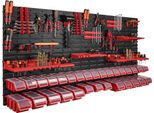30 Scatole Impilabili Scaffale A Parete Coperchio In Plastica 172 X 78 Cm Portautensili Sistema Di Archiviazione Per Officina Garage Scivolo Per Scatole Di Archiviazione A Fronte Aperto
