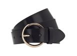 Vanzetti Pelle Cintura 35Mm Full Leather Belt W90 Black Nero