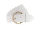 Vanzetti Pelle Cintura 35Mm Full Leather Belt W95 White Bianco