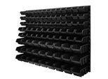 91 Scatole Impilabili Rosso Scaffale A Parete Parete Attrezzi 1158 X 780 Mm Plastica Porta Attrezzi Parete Piastra Garage