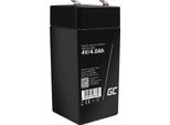 Green Cell AGM37 Industrial Rechargeable Battery Sealed Lead Acid (Vrla) 4000 Mah 4 V