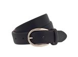 Vanzetti Pelle Cintura 30Mm Leather Belt W90 Black Nero