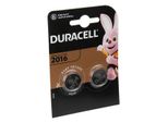 Batterie Duracell 3V CR2016B, 2 Pz.