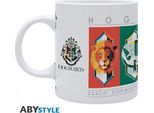 Tazza In Ceramica Harry Potter 320 Ml - House Crests Simple