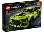 Lego 42138 Technic Ford Mustang Shelby GT500, Modellino Di Auto, Auto Giocattolo, Auto Da Corsa Per Bambini E Ragazzi Con App Ar E Motore Estraibile