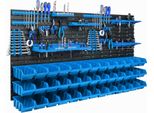39 Scatole Impilabili Scaffale A Parete In Plastica 154 X 78 Cm Portautensili Sistema Di Stoccaggio Per Officina Garage Scaffale Aperto Scivolo Per Magazzino