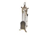 Set Caminetto Aqbau® 4 Pezzi | Set Caminetto Patina Accessori Per Caminetto | Posate Per Caminetto | Attizzatoio Per Caminetto