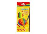 Keyroad Pastelli Acquerellabili Triangolari 12 Pezzi + Pennello