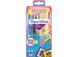 Paper:Mate 2180625 Paper:Mate Penna A Punta In Fibra Flair Retro, Confezione Da 16 Pz