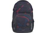 Coocazoo Zaino Della Scuola Porter School Backpack Lava Lines Nero