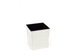 Vaso Da Fiori Lamela Vaso Da Fiori Juka Ratan, 30 X 30 Cm, Altezza 31 Cm, Crema