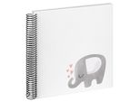 Walther Album Per Bambini Album A Spirale Elephant Hearting 25X25 Cm 40 Pagine Bianche