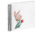 Walther Baby Album Album A Spirale Bunny Nosey 25X25 Cm 40 Pagine Bianche