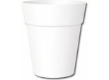 Artevasi Vaso Da Fiori Capri, Per Orchidee, 15 Cm, Plastica, Bianco
