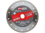 Disco Diamantato Turbo Ø 180 X 1,6 X 22,3 Mm, Enpro