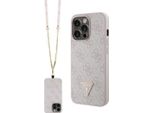 Guess Guhcp13Lp4Tdscpp Iphone 13 Pro /13 6.1 RóżOwy/Pink Hardcase Crossbody 4G Metal Logo