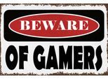 Vianmo Insegna In Legno 12X18 Cm Of Gamers