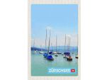 Vianmo Insegna In Legno 18X12 Cm ZüRich Boote Auf Dem ZüRichsee Sommer