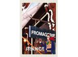 Vianmo Insegna In Legno 18X12 Cm Frankreich Restaurant Fromagerie