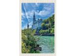Vianmo Insegna In Legno 18X12 Cm Frankreich Lourdes Meer Kirche