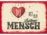 Vianmo Insegna In Legno 12X18 Cm Du Bist Mein Herz Lieblingsmensch