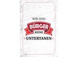 Vianmo Insegna In Legno 18X12 Cm Wir Sind BüRger Keine Untertanen