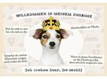 Vianmo Insegna In Legno 12X18 Cm Tiere Hund Willkommen Wohne Hier
