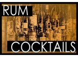Vianmo Insegna In Legno 20X30 Cm Rum Cocktails